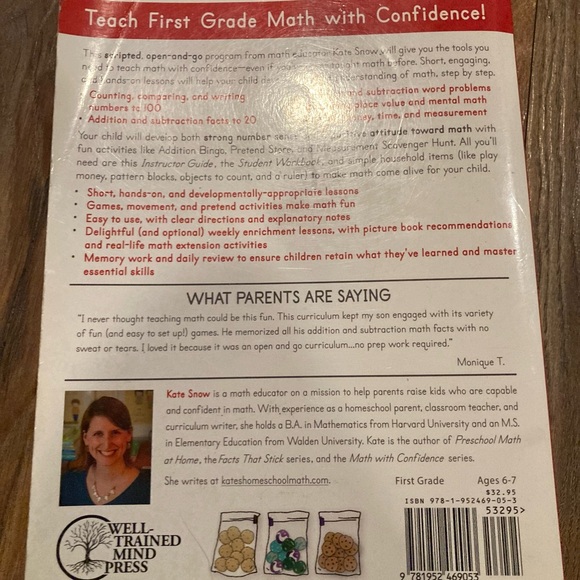 First Grade Math with Confidence Instructor Guide - Picture 2 of 2